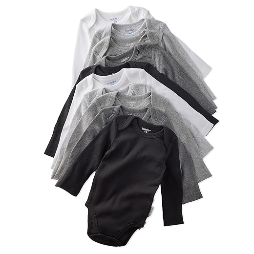 unisex-baby Blake 10-pack Long Sleeve Bodysuits​ 100% Organic Cotton Baby Boy & Girls