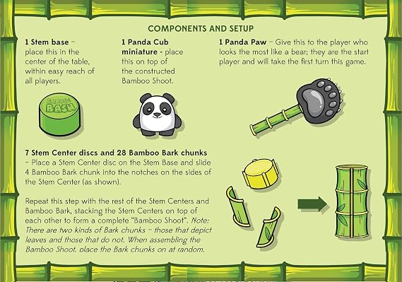 IP Bamboo Bash 2-8 Player Panda Dexterity Game