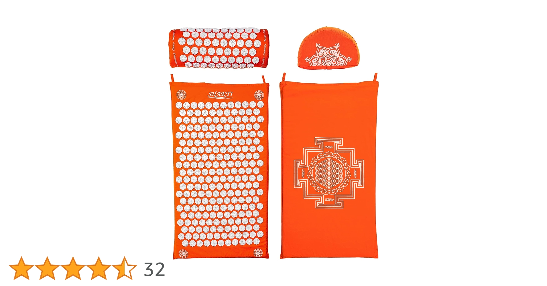 シャクティマットoriginal(オレンジ) Shakti Mat Original - Orange - Shakti Japan