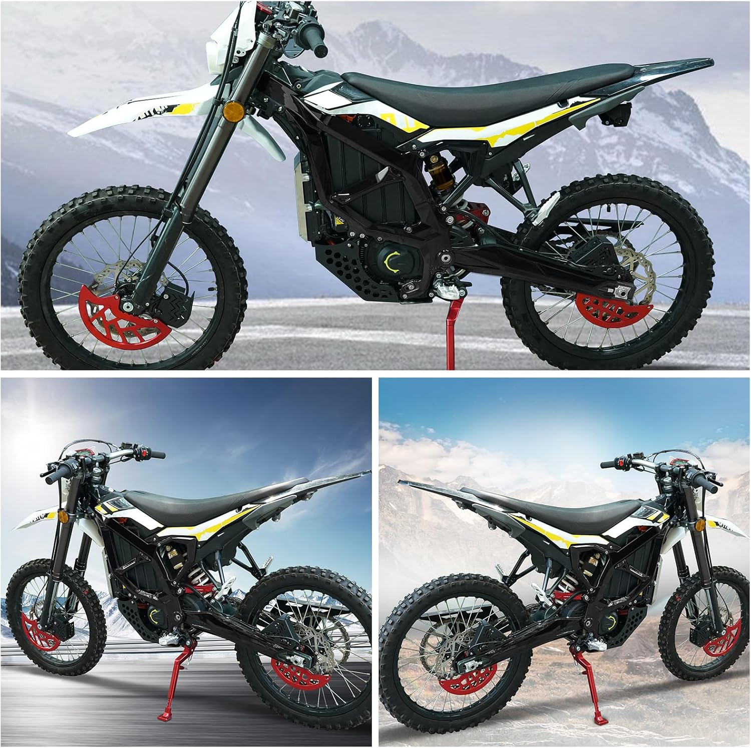 Body Frame Protective Cover Fit for Sur-Ron Ultra Bee, Glossy Black Body Frame Protector Guard, E-Bike Accessoires for Sur-Ron