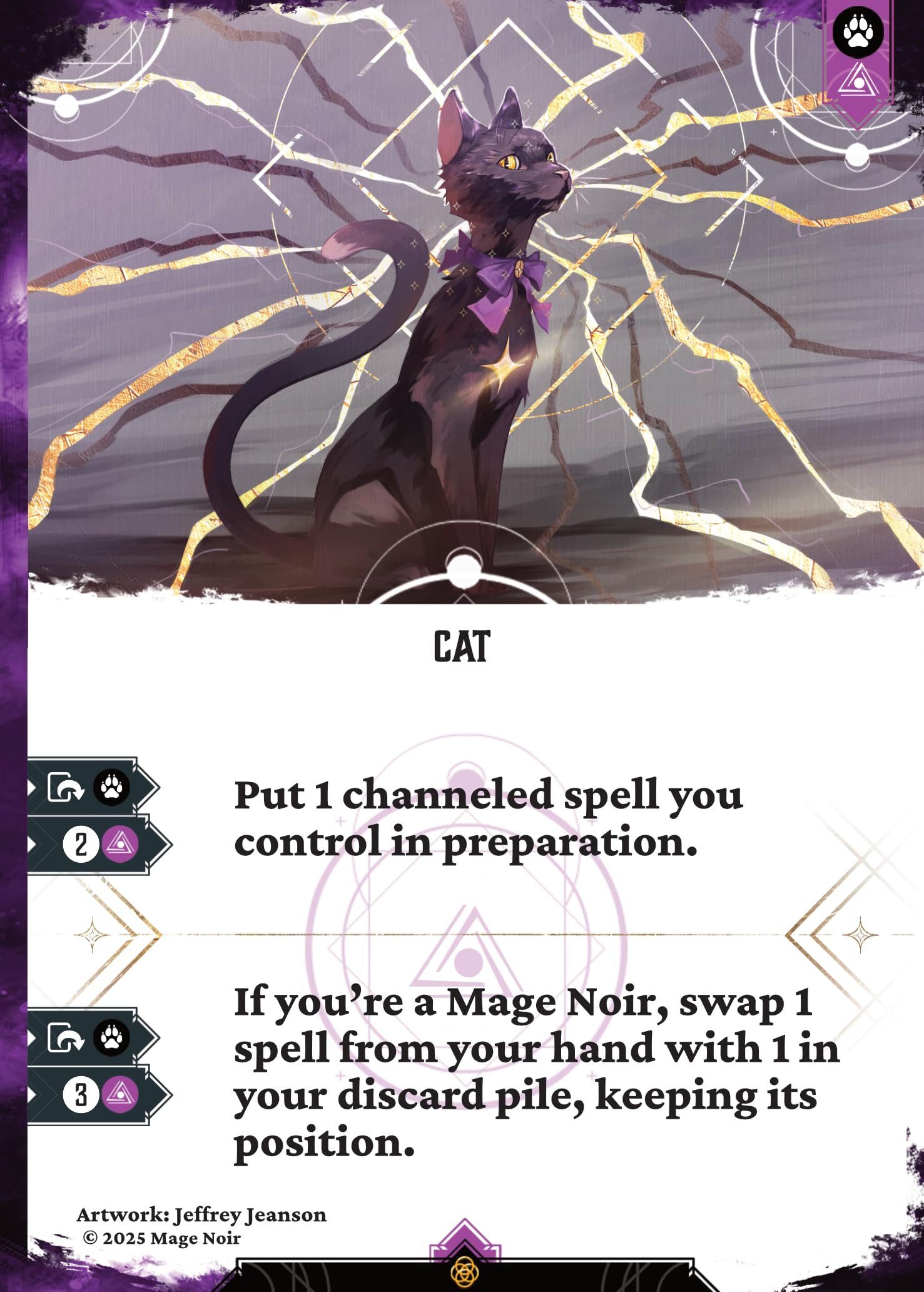 Mage Noir - Expansions - Dog and Cat Bundle - Strategy Card Battle Game for 2 Players - Board Game for Ages 14 and Up - English Version - Image 4