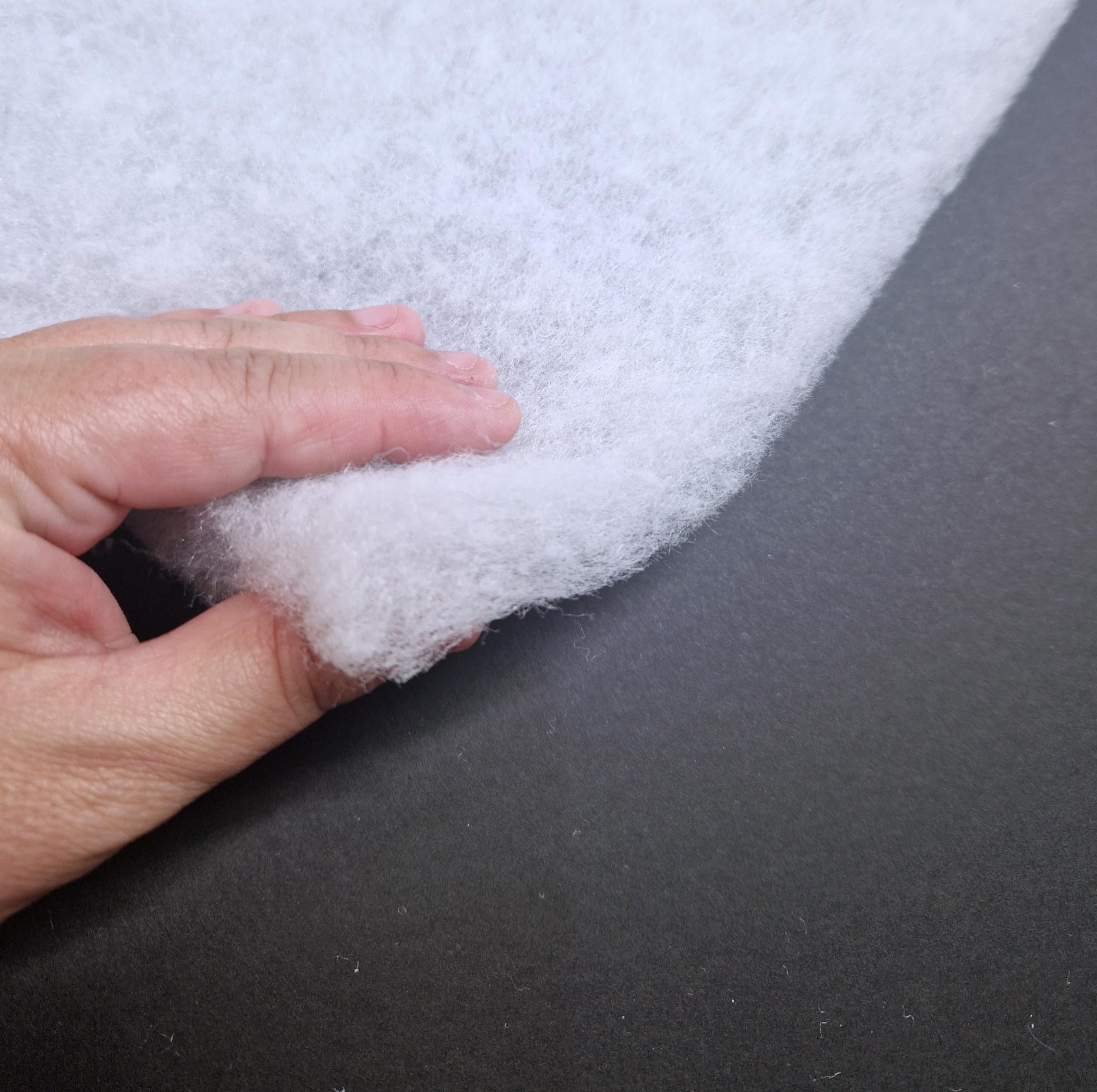 Polyester Wadding High Loft 2oz 4oz 6oz Batting White 54" Quilting Upholstery Dracon Sold by: Half Metre, Metre, 3 Metres (6oz, Metre 100cm x 140cm)