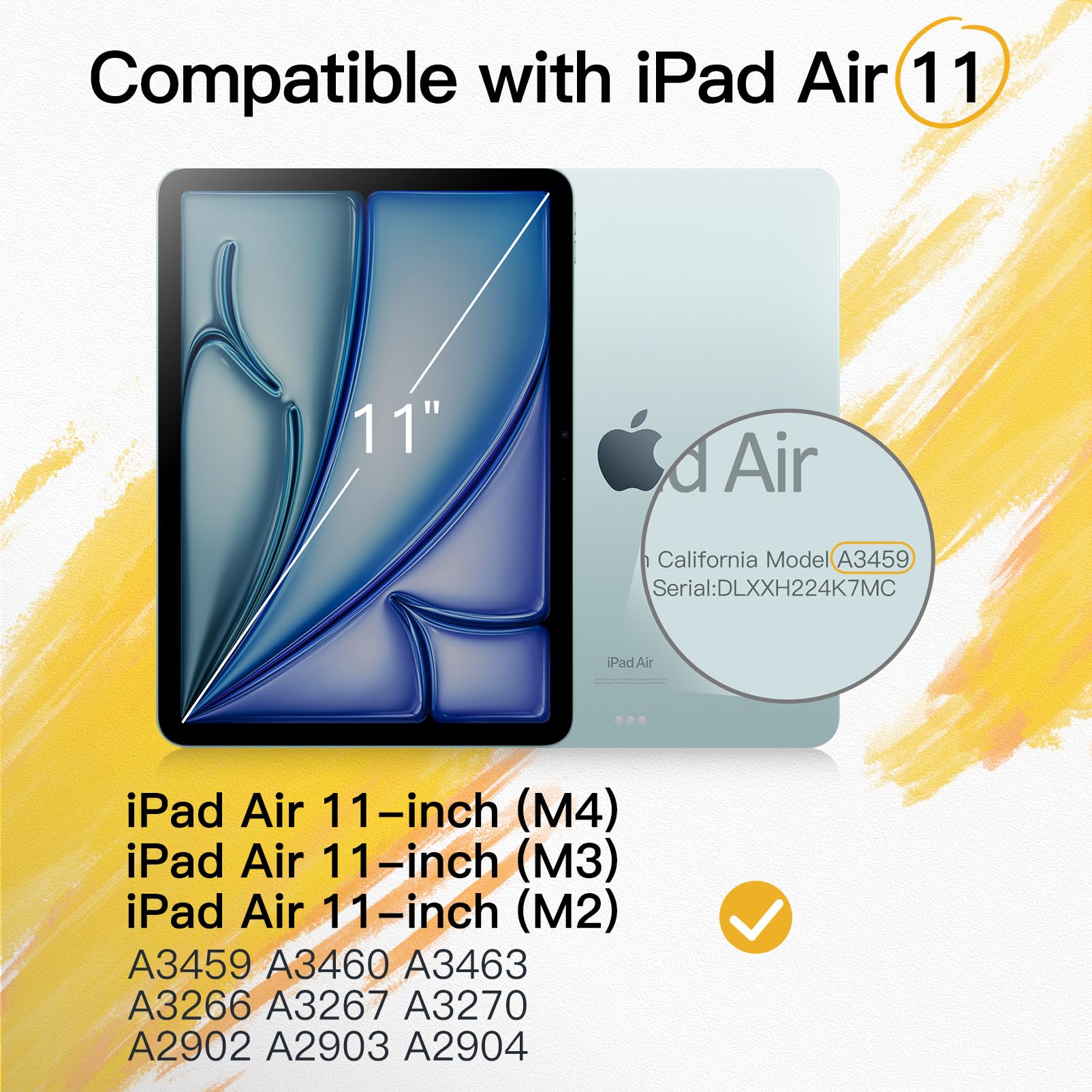 JETech Carta Pellicola Protettiva per iPad Air 11 Pollici M4/M3/M2, Antiriflesso, Opaca PET Film, Pacco da 1