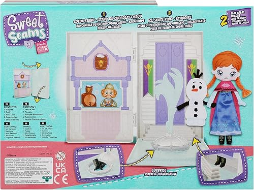 Miniatura 8 de SWEET SEAMS Disney - Muñeca de trapo suave de 6 pulgadas 2 muñecas de juguete juego de pista de hielo del castillo de Anna y Olaf