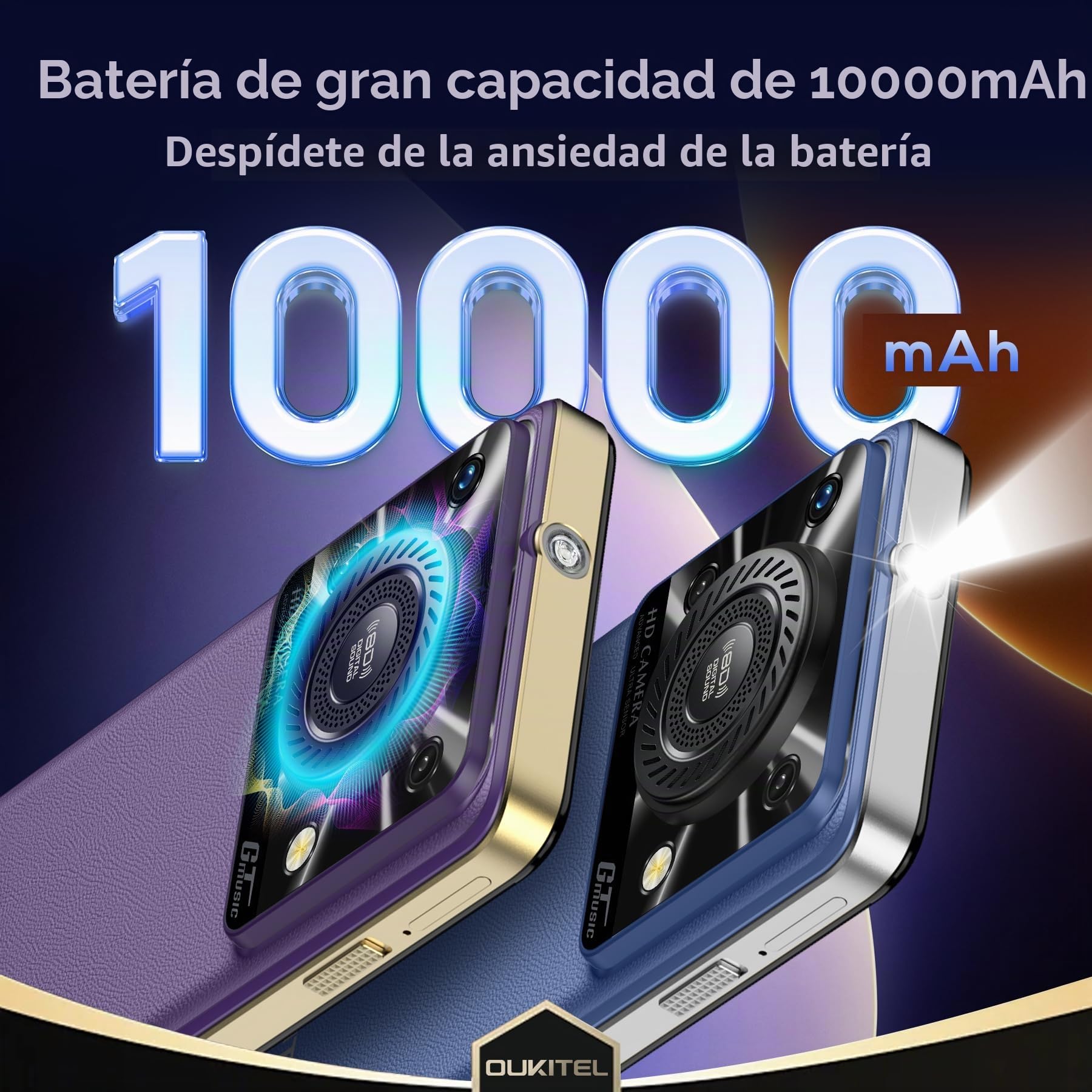 OUKITEL C60 Pro Telefonos Moviles Libres(2025), 24GB(8+16) + 256GB