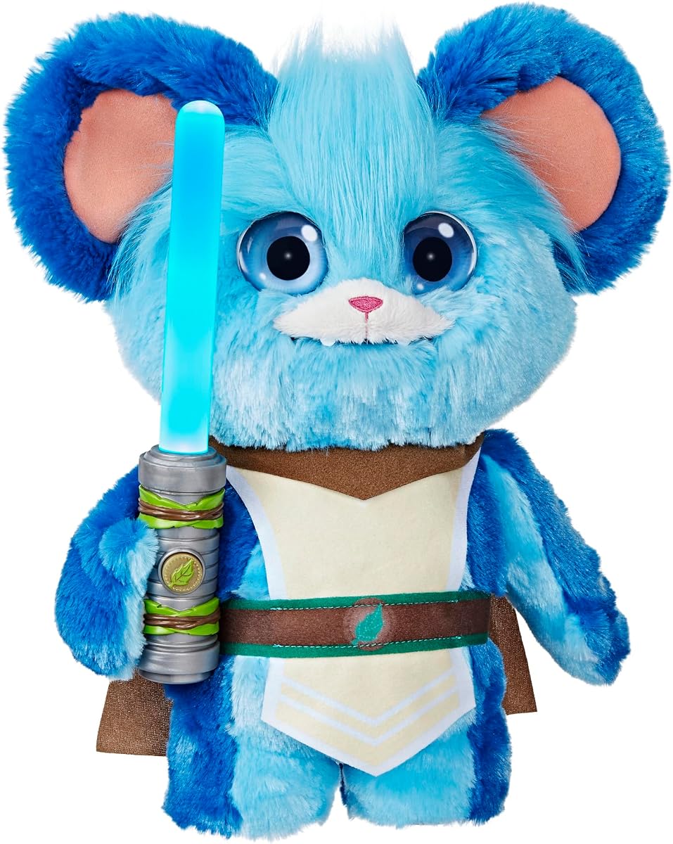 Star Wars: Young Jedi Adventures Jabberin' Jedi Nubs, peluche electrónico, luces y sonidos, juguetes, juguetes preescolares para niños y niñas de 3 años