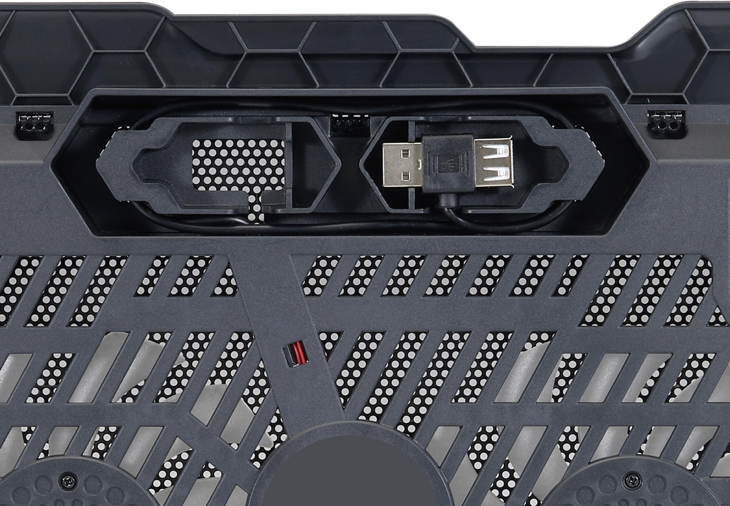 Conceptronic THANA01B podkładka chłodząca do notebooka, laptop do 15,6 cala, 2 wentylatory, 2-stopniowa regulacja wysokości
