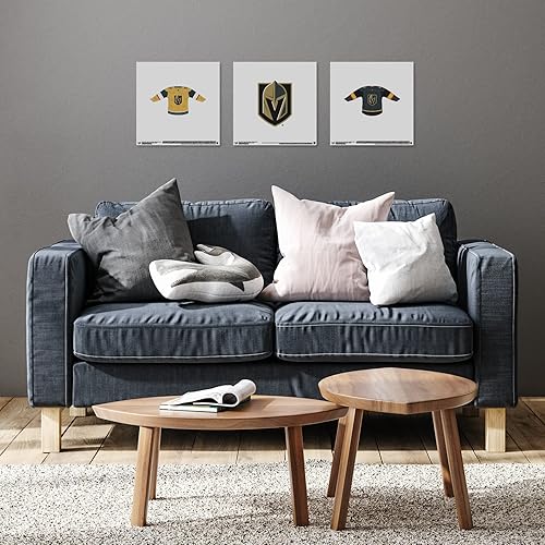 Miniatura 7 de Trends International Gallery Pops NHL Los Angeles Kings - Arte de pared de patín de goteo, versión sin marco, 12 x 12 pulgadas