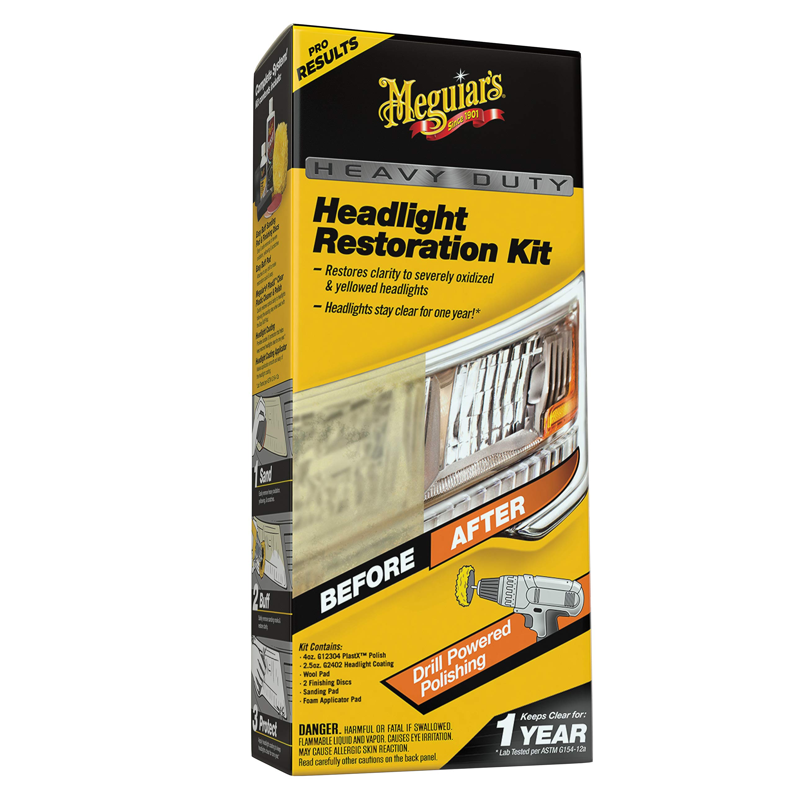 Meguiars Heavy Duty Headlight Restoration Kit
