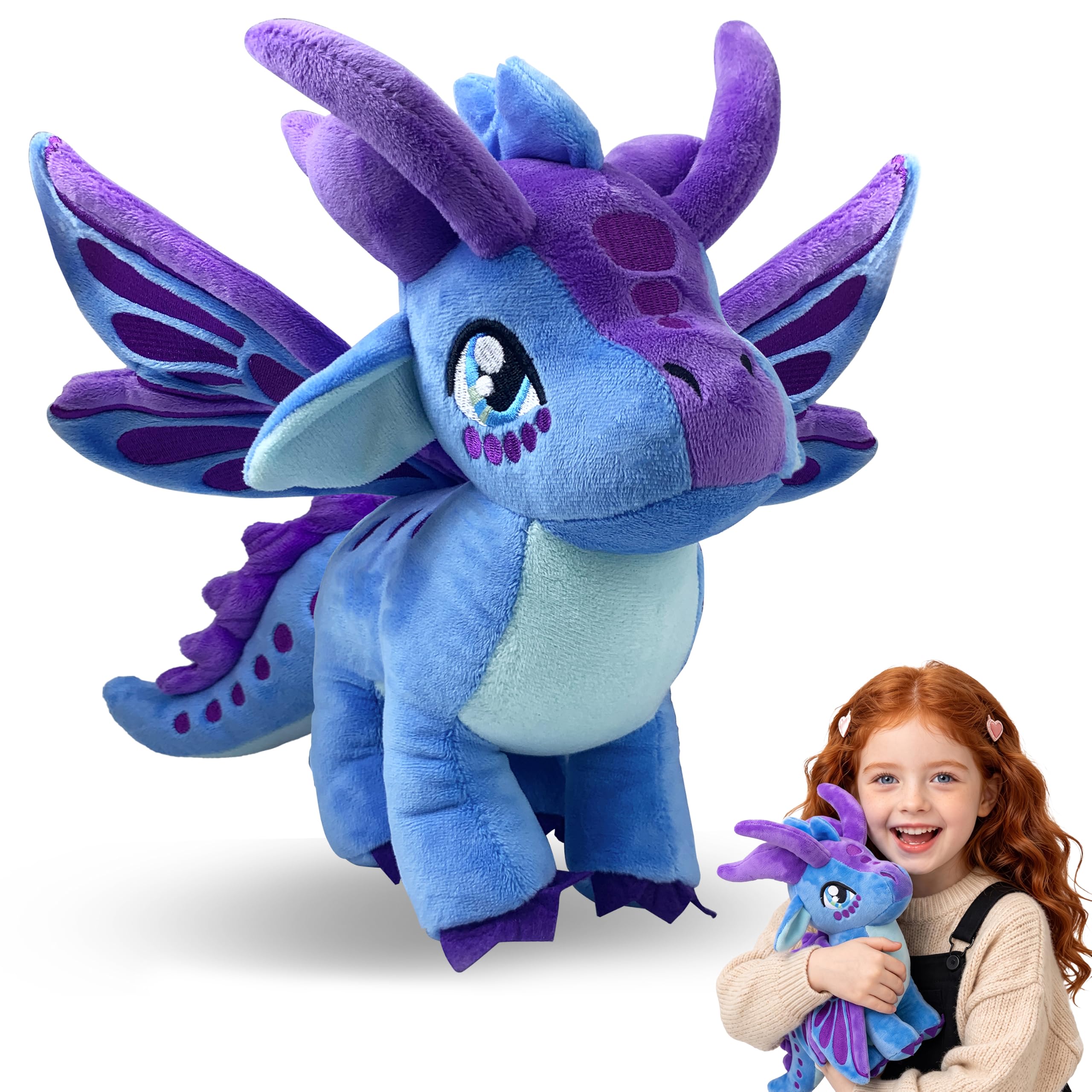 Amazon.co.jp: こばたろう 翼 ドラゴン ぬいぐるみ ぬいぐるみ