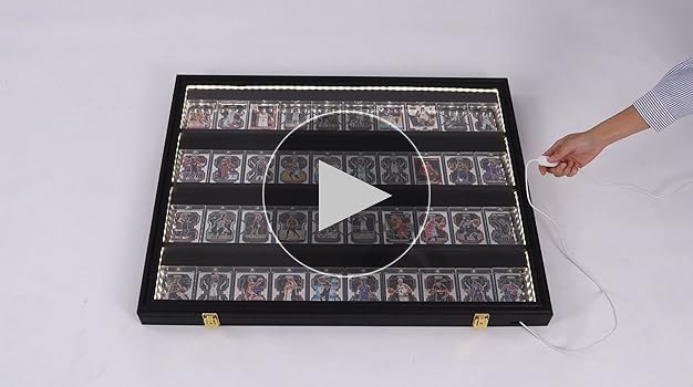 Amazon.com: Card Display Case, Trading Card Display with LED