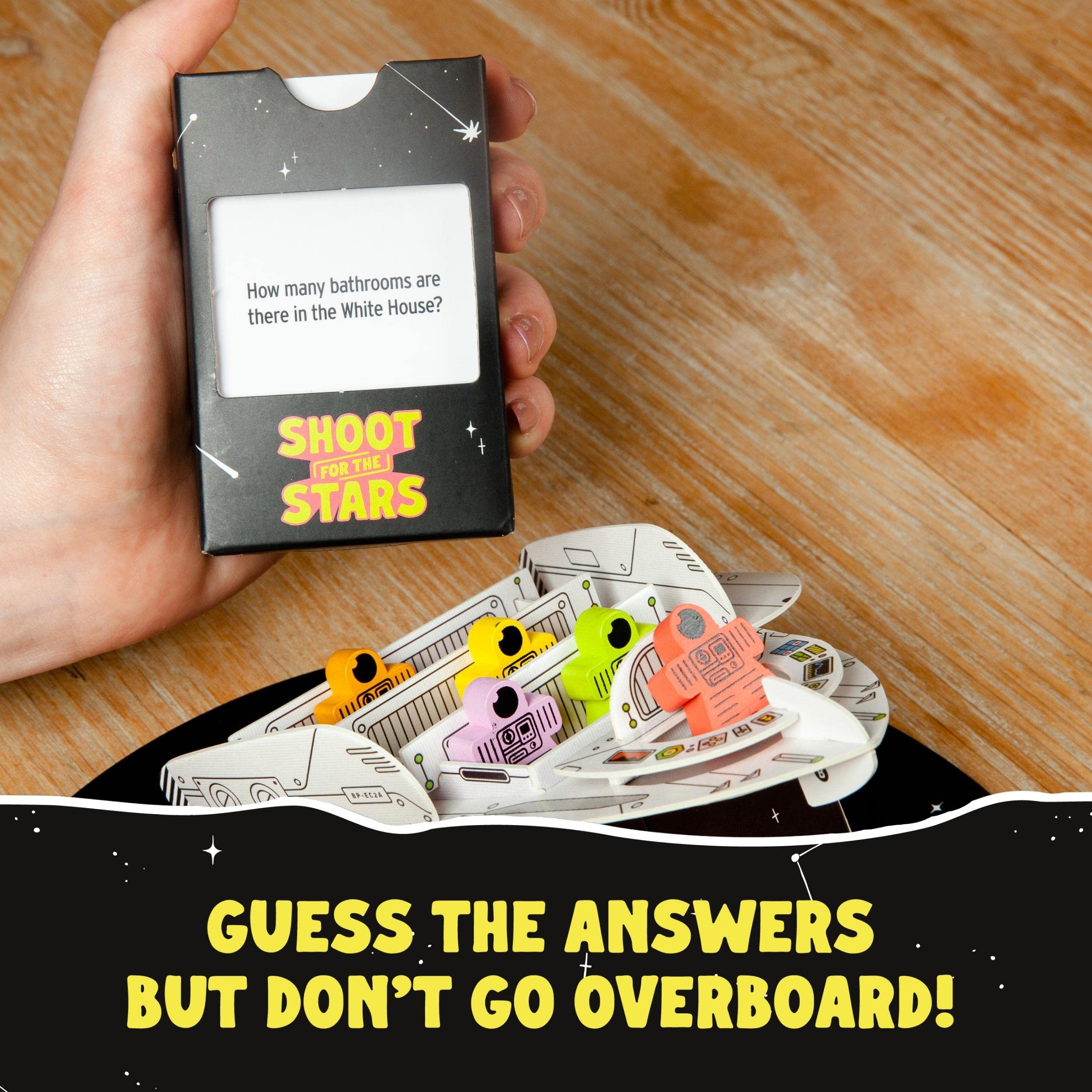 Spara Per Le Stelle - Gioco Da Tavolo Di Quiz Per Famiglie Con Astronave Meeple - 3
