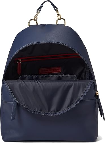 Miniatura 3 de Tommy Hilfiger Kendall II - Mochila mediana con cúpula Saffiano, PVC, color azul marino, talla única, Tommy Navy, Kendall Ii - Mochila de cúpula
