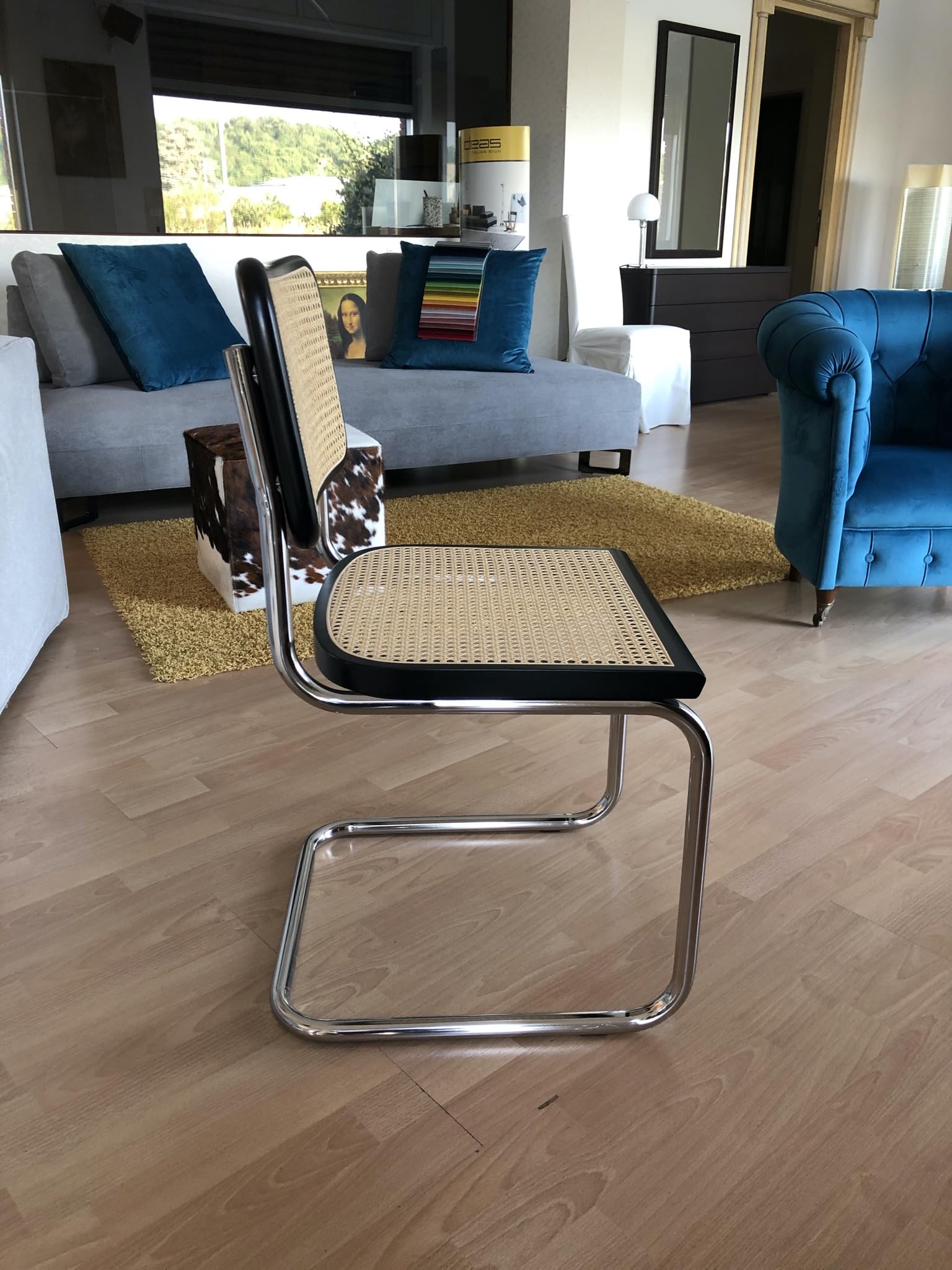 Amazon.com - Sololuxuryliving Cesca Chair, Made in Italy, Chrome