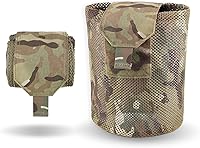 Vista 1 de PETAC GEAR Dump Pouch,Molle Drawstring Mag Pouches,Roll Up Foldable Tactical Recovery Tool Pack,EDC Drop Net Storage Bag