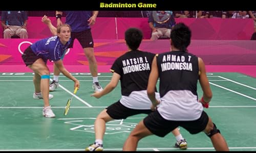 Badminton game