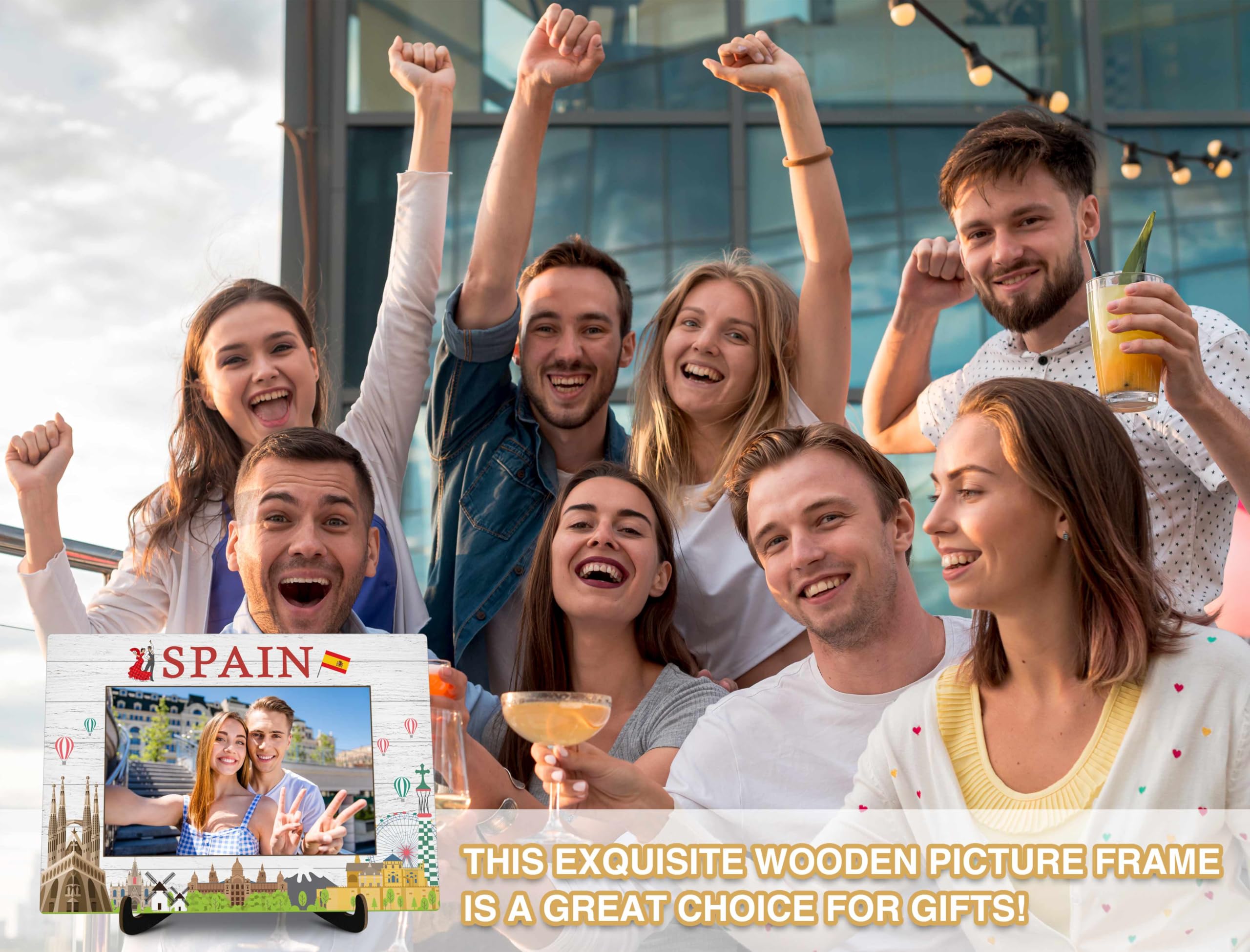 Amazon.com - KFNER Spain Picture Frame, Travel Photo Frame Gifts