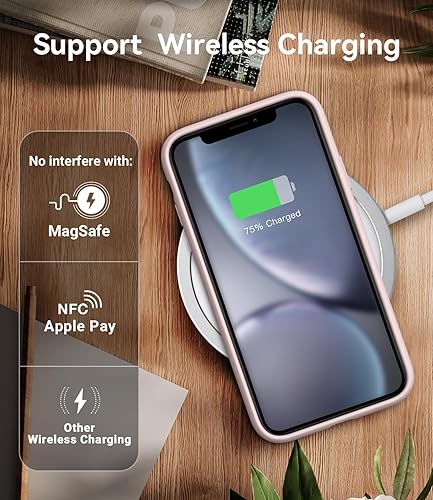 Miniatura 4 de AOTESIER Funda protectora a prueba de golpes para iPhone XR, protección militar contra caídas, silicona de grado alimenticio, con forro suave