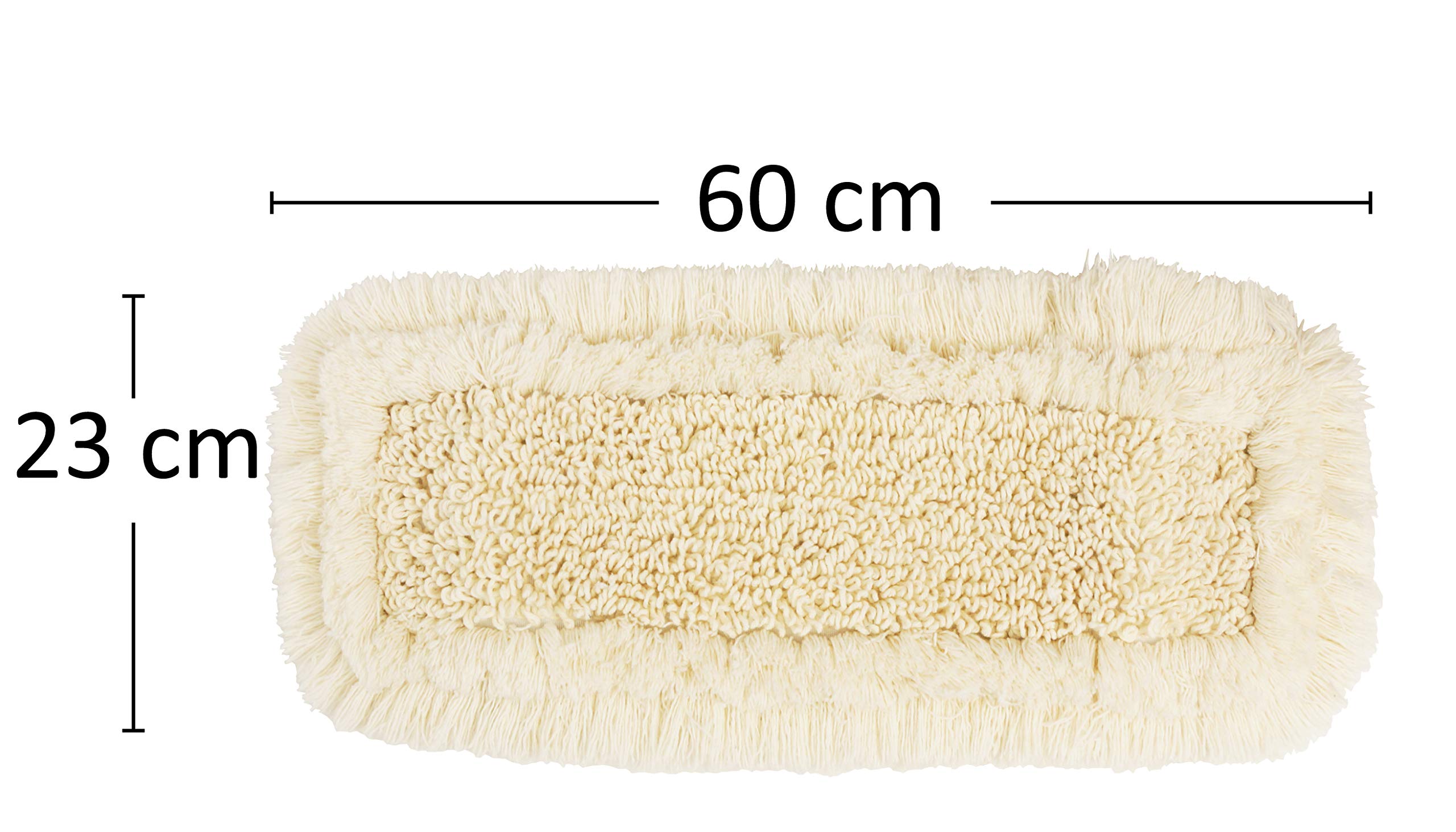 Sonty Baumwoll-Mopp Set - 5 Stück Premium Wischbezüge 50cm Für Alle Klapphalter