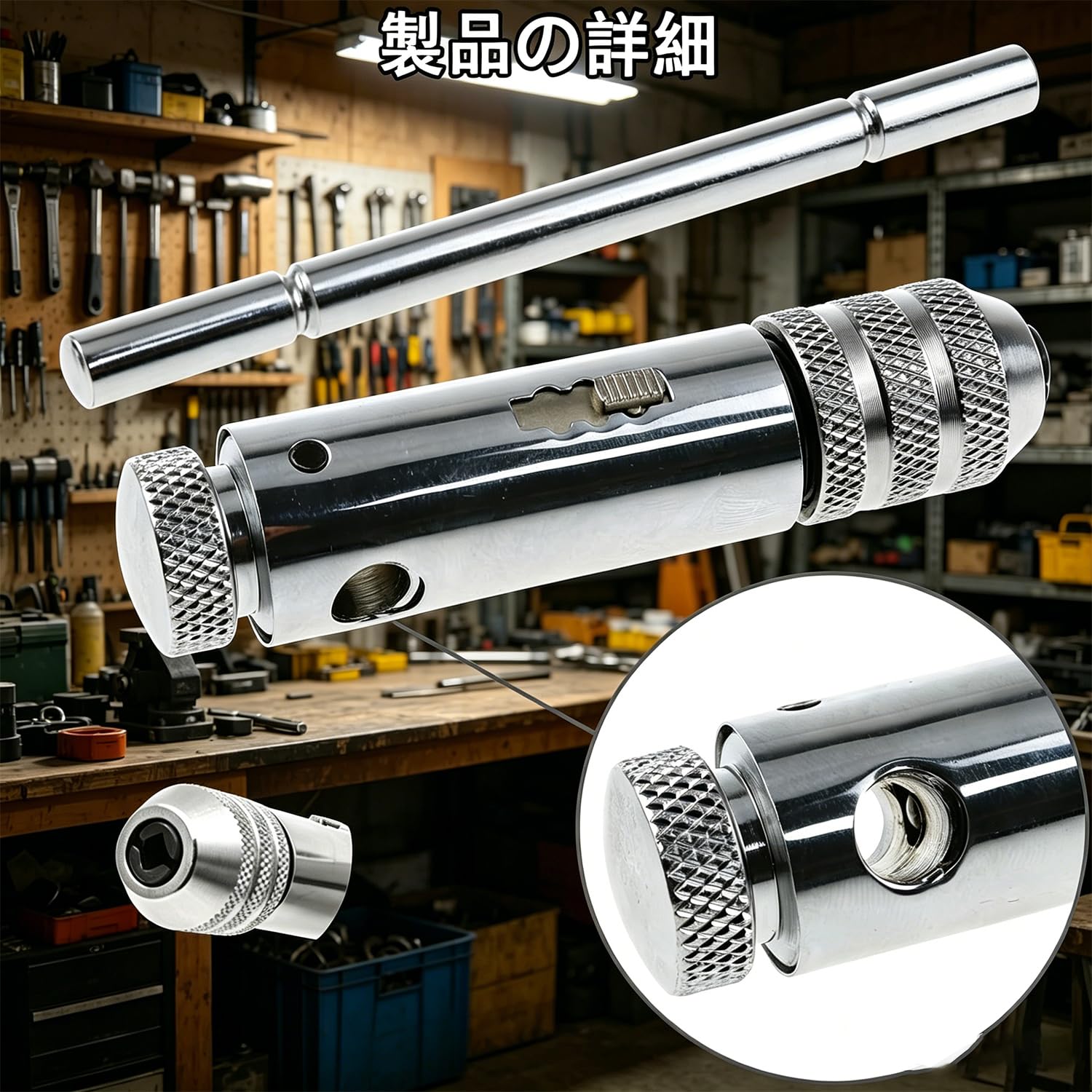 Amazon.co.jp: Husana ラチェット式Tハンドルタップレンチ，M3・M4・M5