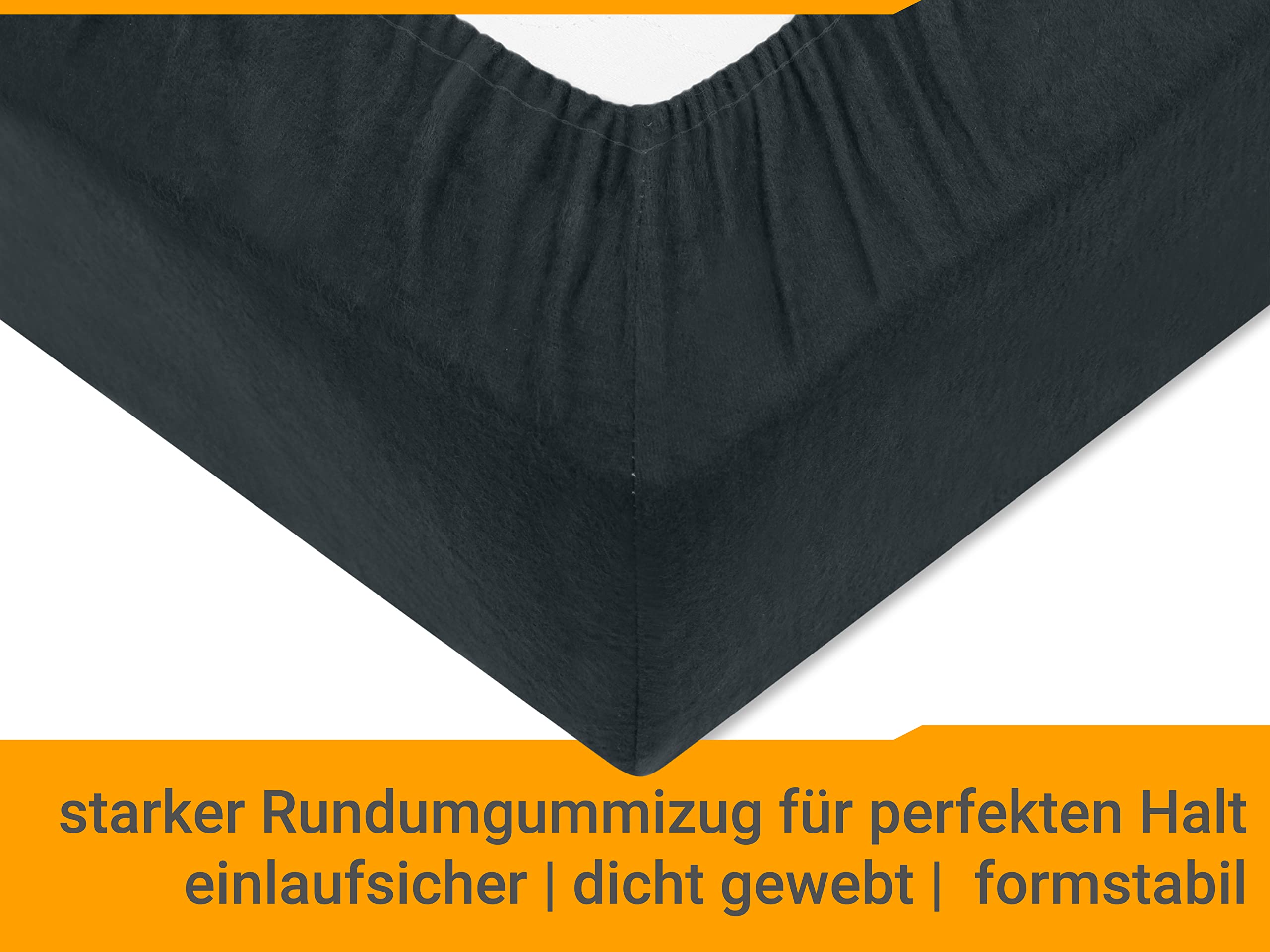 Sábana Bajera Ajustable Lisa Gris Cama 160 Cm - 160x190/200 Cm, 100