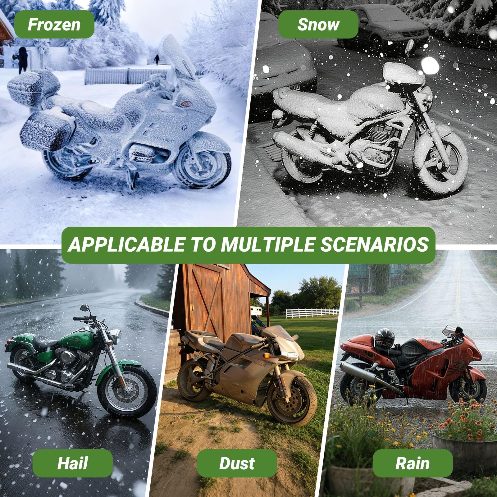 Funda Motocicleta Alta Resistencia para SYM Joymax 300i|Funda Motocicleta algodón Oxford Grueso antiarañazos|contra Granizo Cualquier Clima|Almacenamiento Exterior