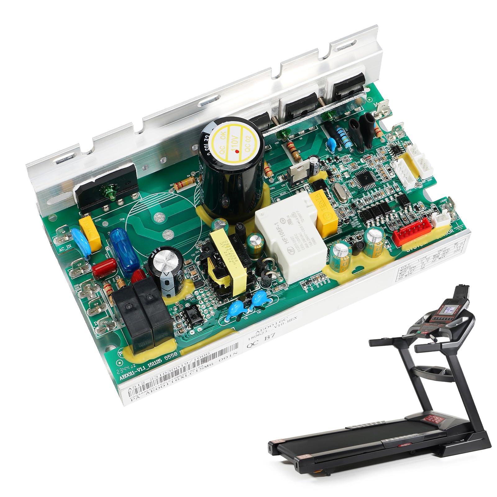 Snapklik.com : Kozlira AE0016C Treadmill Motor Control Board Compatible
