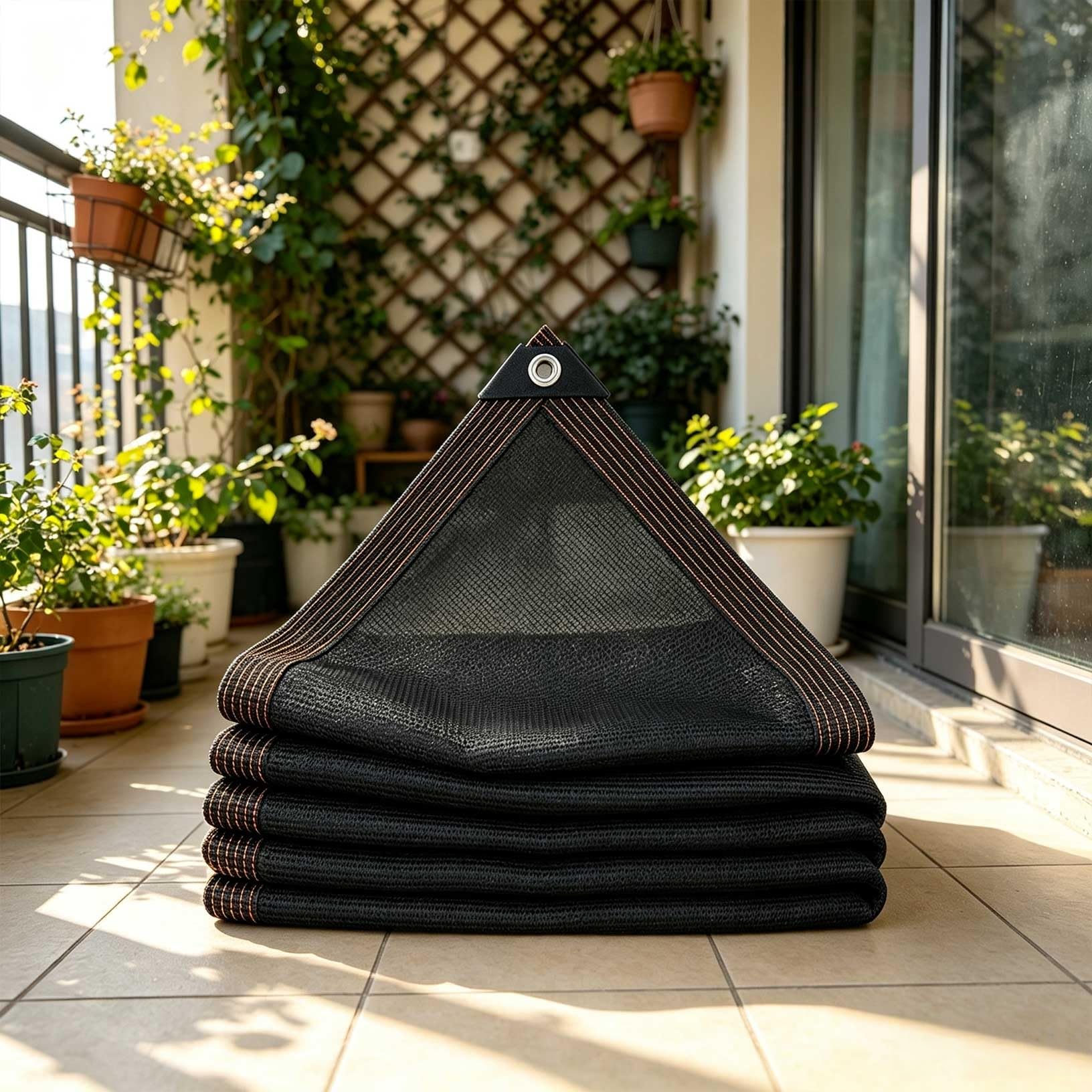 Red de sombreado 85% protección solar con ojales 85x460cm exterior y huerto