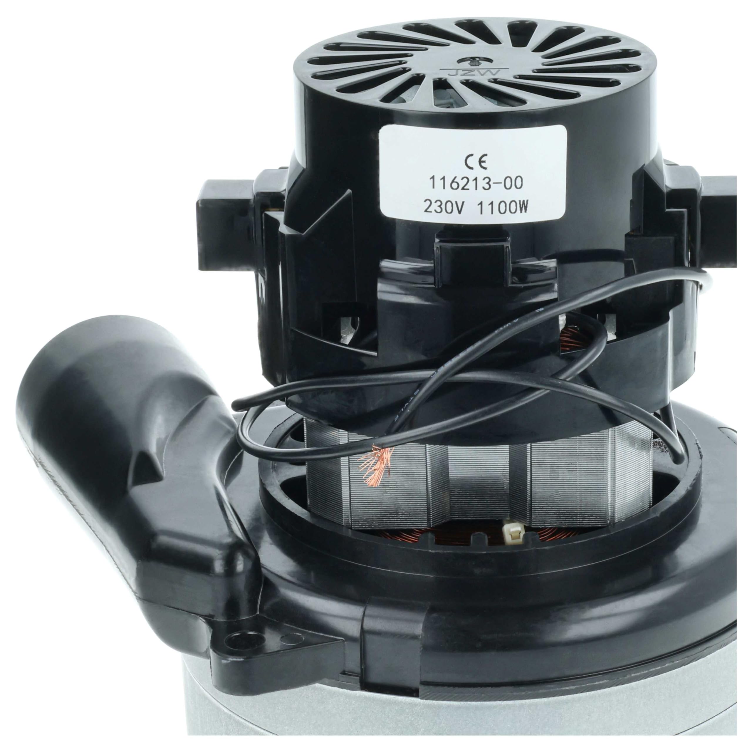 vhbw Motor de repuesto compatible con Lavor Compact Nox 45 E, Easy 50 E aspiradora - 1100 W