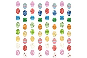 Packs Easter Egg Garland Kit Party Decorations Easter Banner Easter Egg Cutouts...