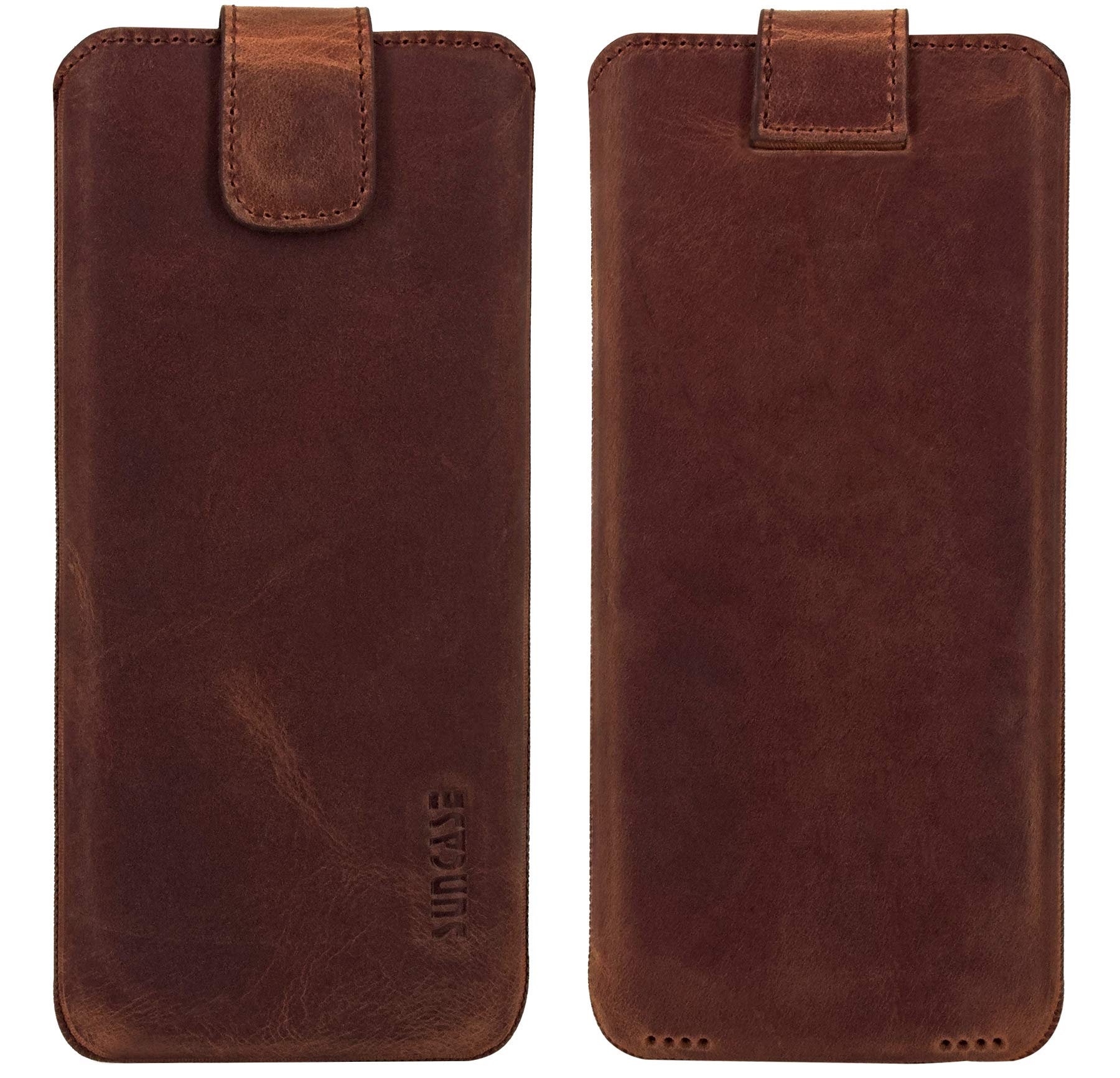 Suncase Custodia In Vera Pelle Slim Case Etui Per Xiaomi Mi 11 Lite