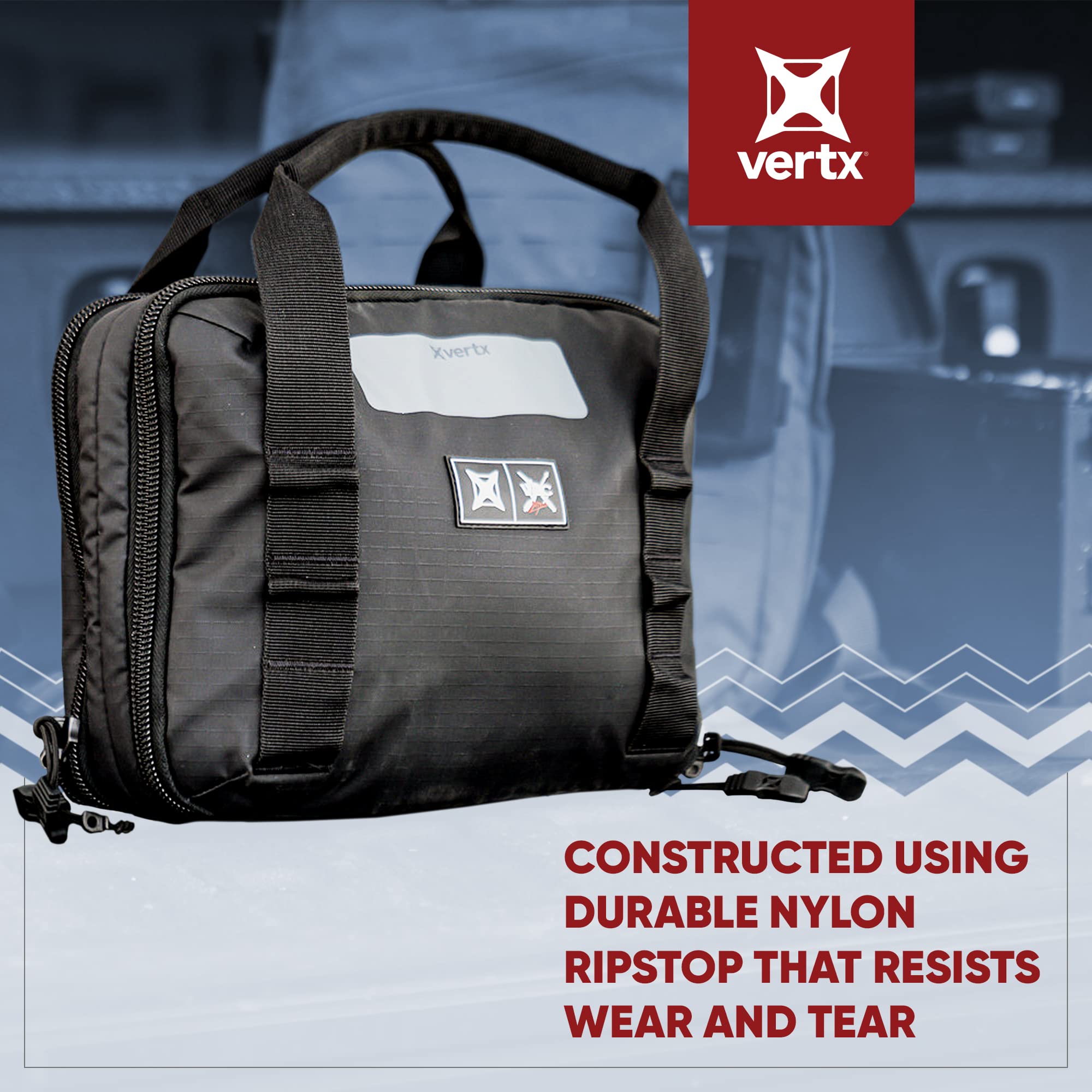 【希少】MOUNTAIN RESEARCH 未使用　 スタッズ ケース Amazon.com: Vertx VTAC Double Pistol Case, Soft Gun Pouch Bag and