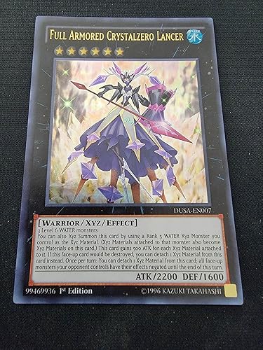 Miniatura 1 de Lancer Crystalzero Blindado completo - DUSA-EN007 - Saga Duelista - Ultra Raro - 1ª Edición