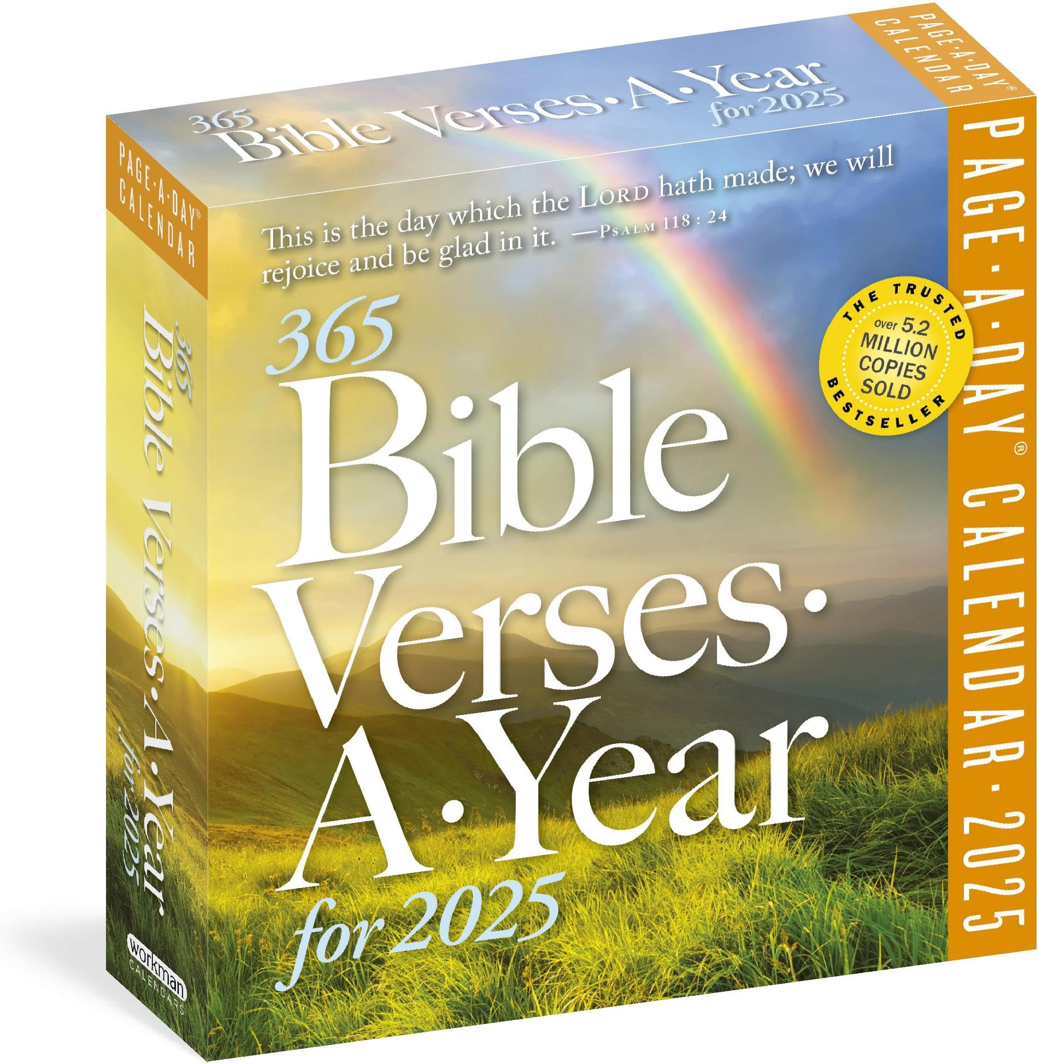 365 Bible Verses-A-Year Page-A-Day® Calendar 2025: Timeless Words from the Bible to Guide, Comfort, and Inspire