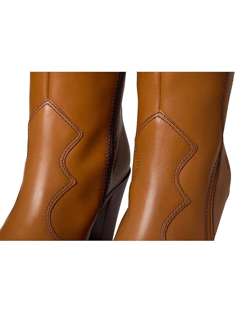 Brown Frye Corinne Tall Deco Stitch