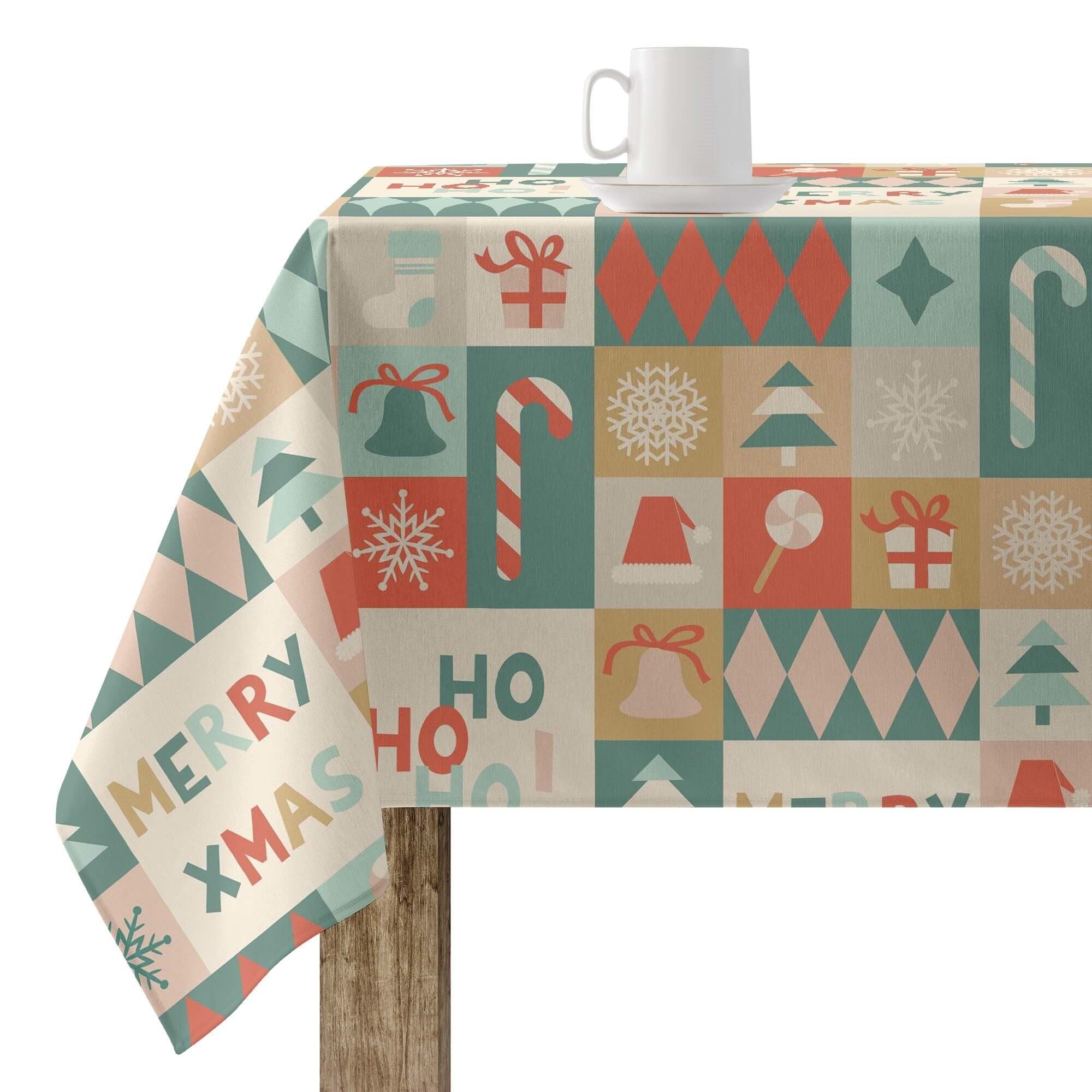 MANTEL RESINADO ANTIMANCHAS MODELO MERRY CHRISTMAS 74