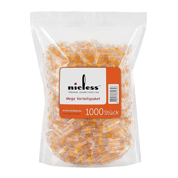 Buy Nicless Premium Cigarette Filter Cigarette Tips for Less Tar and