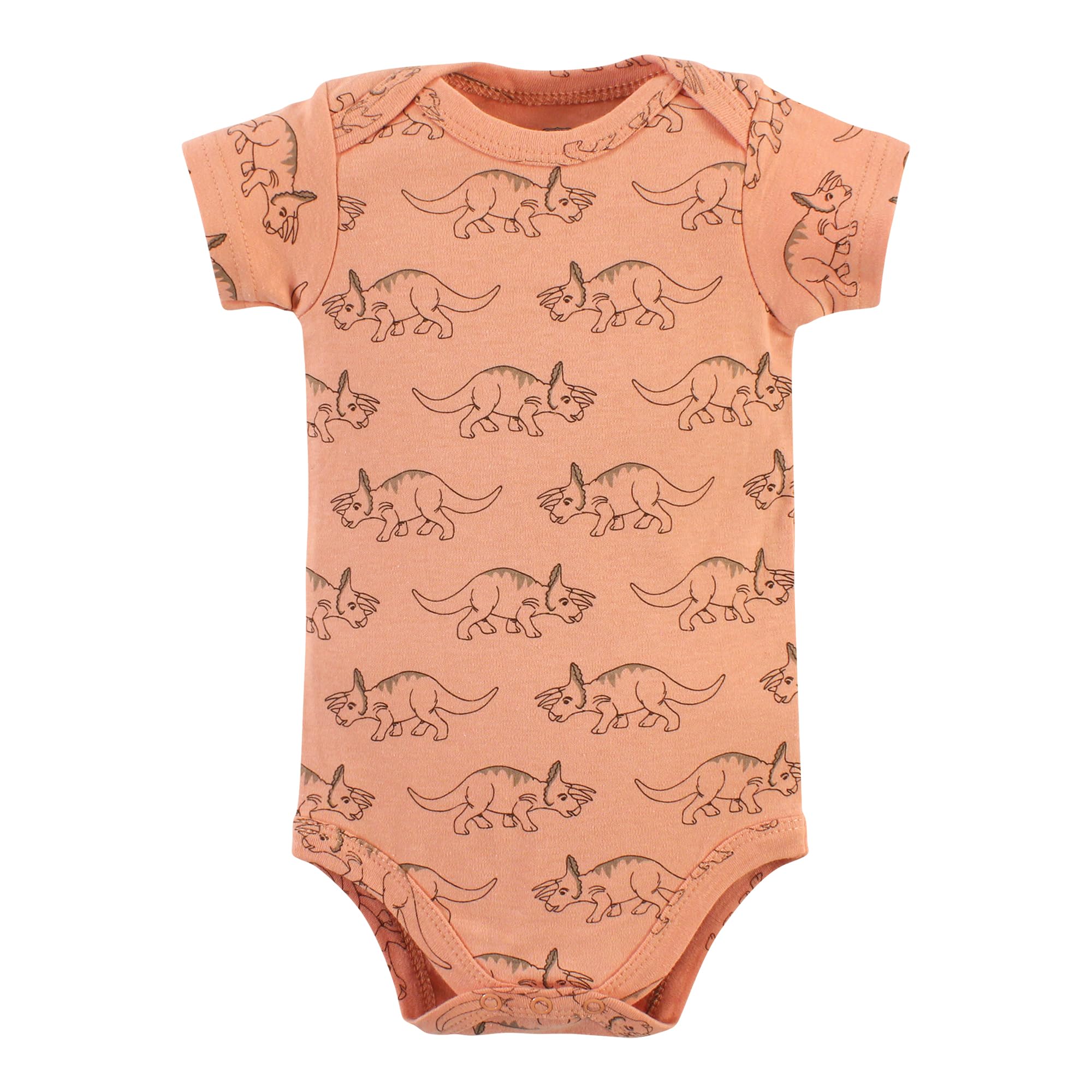 Hudson Baby Bodis unisex de algodón para bebé, paquete de 5 aventuras de dinosaurios, 12-18 meses, paquete de 5 aventuras de dinosaurios, 12-18 meses, Dinosaur Adventures - Paquete de 5, 12-18 Months