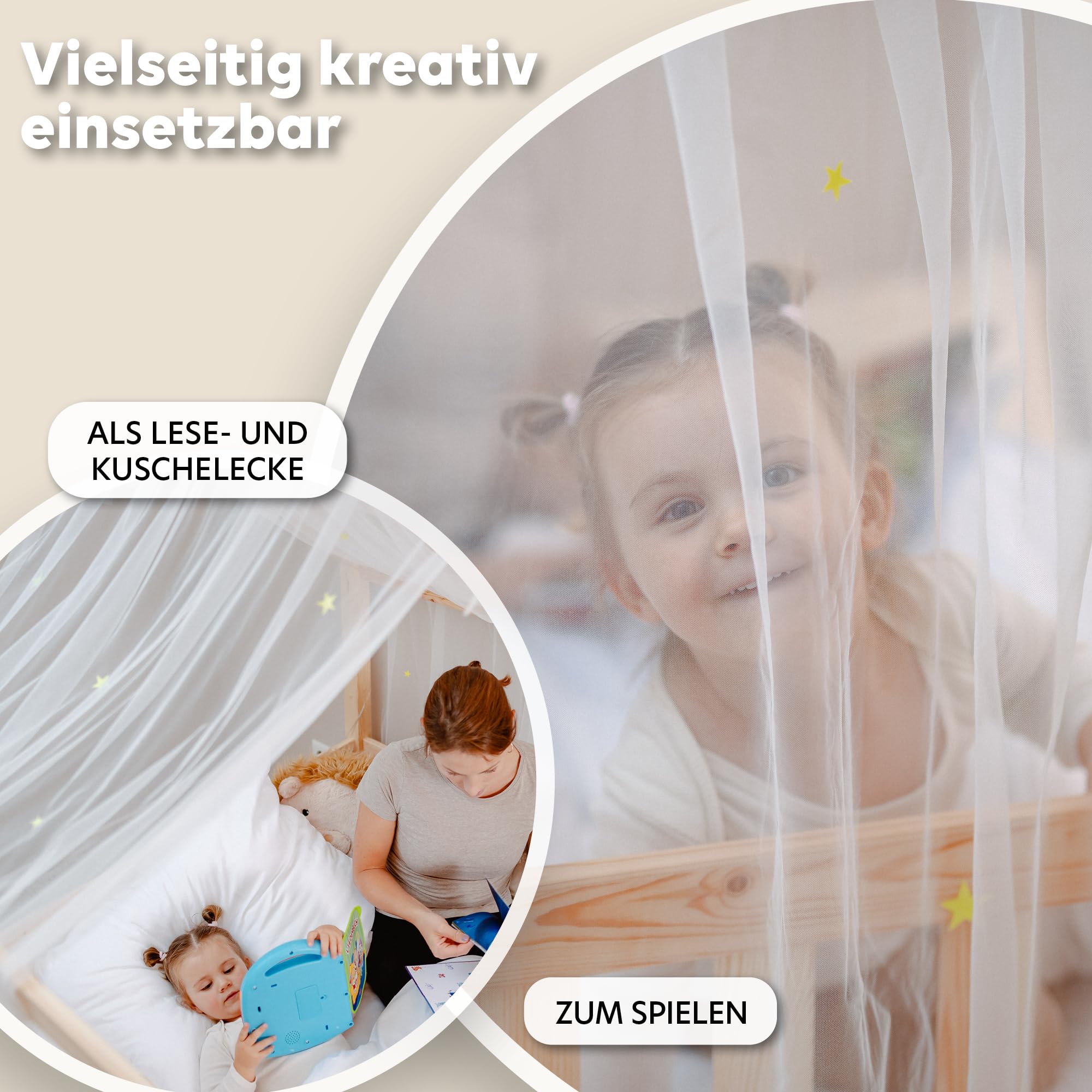 lilimaus świecące gwiazdy, dekoracja łóżka, prezent dla dziewczynek i chłopców, zasłony do łóżeczka dziecięcego, 90 x 200 cm i 120 x 200 cm, świecące gwiazdy, dekoracja