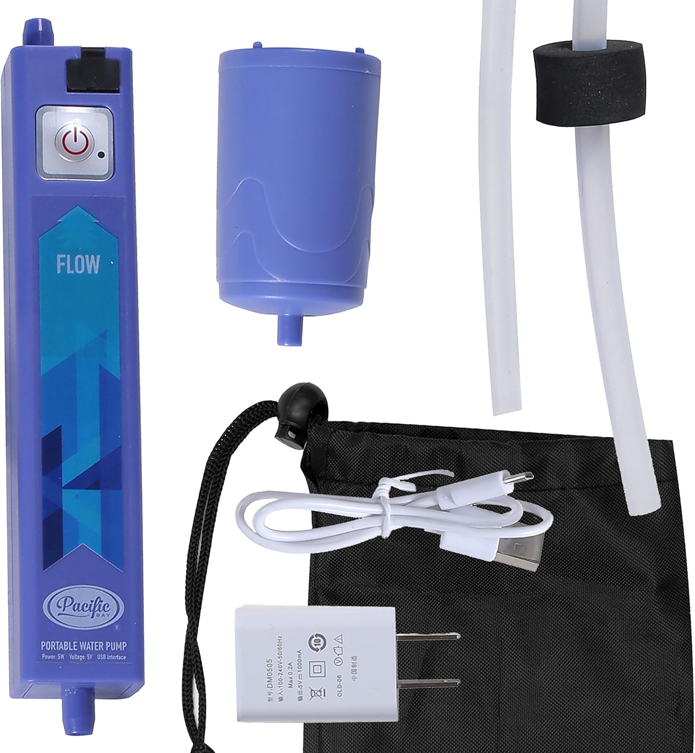Pacific Bay Portable Automatic Pump/Water Filtration System – for Camping or Wilderness Survival – Emergency Drinking Water Survival – Indoor/Outdoor Water Filter – Must Have Hiking Supplies