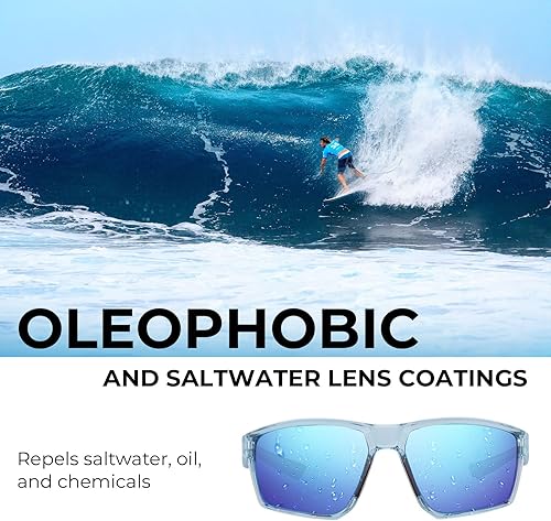 Miniatura 3 de KastKing Osage - Gafas de sol deportivas polarizadas para hombres y mujeres, ideales para conducir, pescar, ciclismo, correr, protección UV