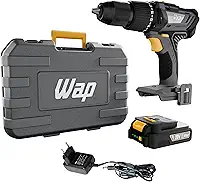 WAP Parafusadeira e Furadeira com Impacto à Bateria 1/2' 21V K21-ID03, com Maleta Organizadora, Torque 20 Níveis, Bivolt