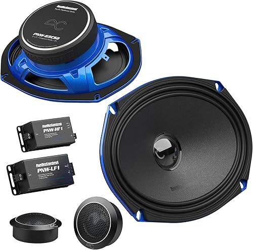 Vista 13 de AudioControl Altavoces de coche serie PNW, componente de alta fidelidad de 6.5 pulgadas, 100 vatios RMS/125 vatios máximo, 3 ohmios, tweeters de 1
