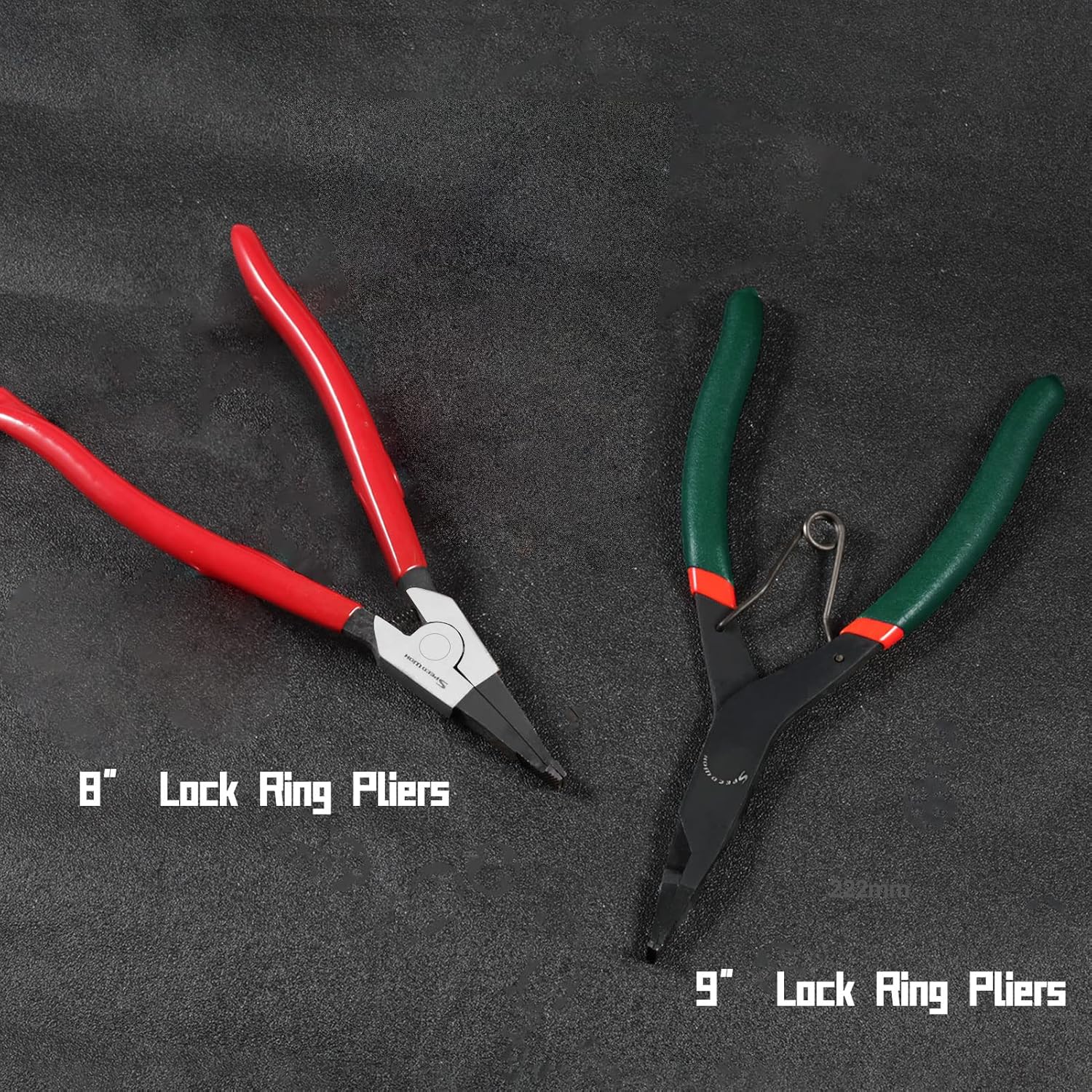 SPEEDWOX 8 Inches Lock Ring Pliers with 9 inches Angle Tip Lock Ring Plier