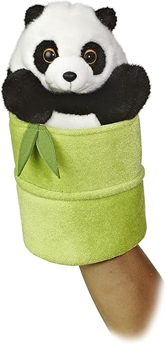 Miniatura 24 de Aurora Marioneta de mano interactiva Garth de peluche - Storytelling Adventures - Aprendizaje lúdico - Marrón 10 pulgadas