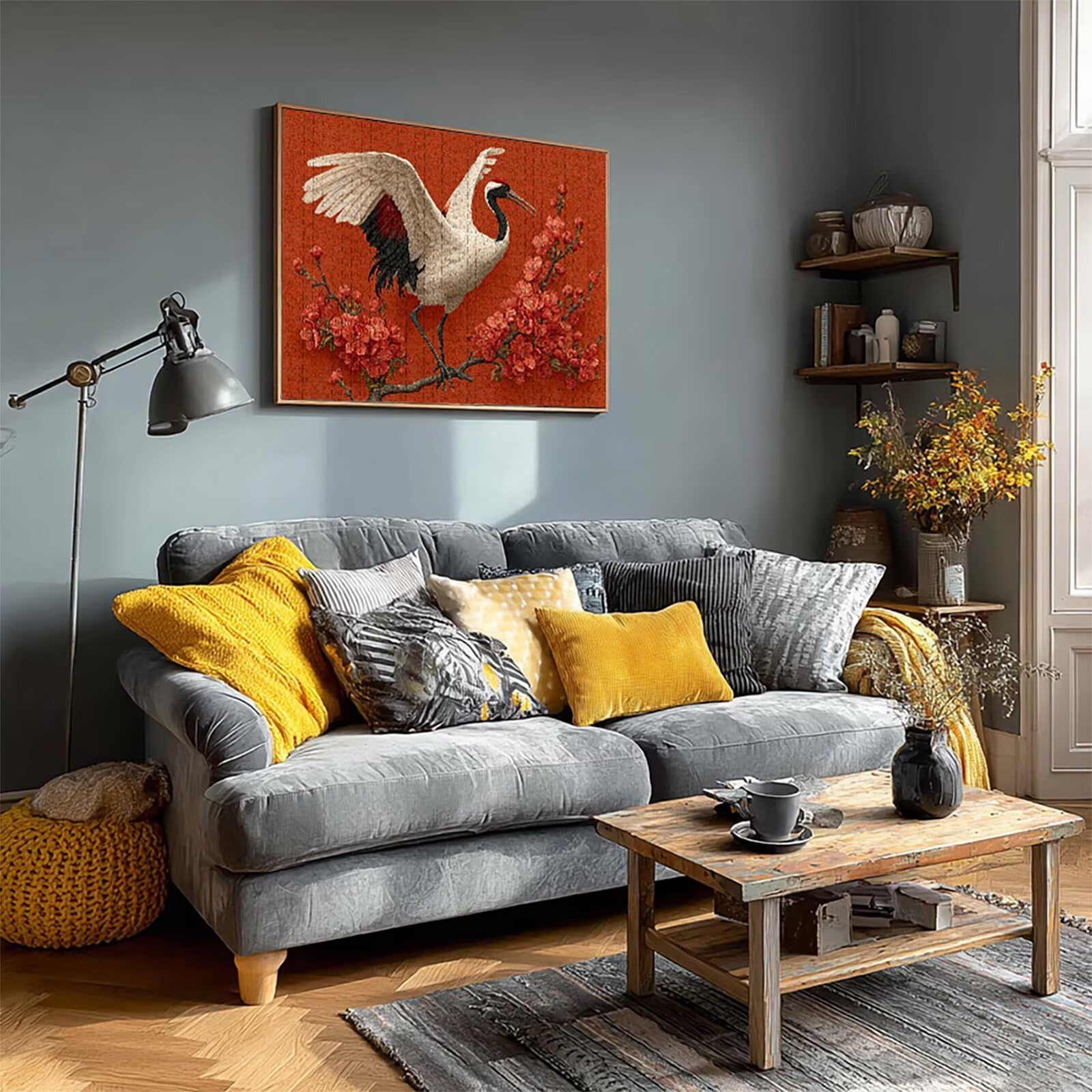 Puzzle Arte con Scatola Flower, Ala Puzzle Legno 5000 Pezzi Adulti 156x105cm, DIY Classici Gioco, Attività di Intrattenimento ad Alta Difficoltà, Jigsaw Per Tutta La Famiglia, Regalo Donna, D-5897