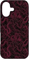Vista 1 de Aesthetic Black & Red Trippy Psychedelic Pattern Case for iPhone 17