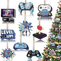 Vista 1 de Kathfly 27 piezas Adorno de Navidad de videojuegos Adorno de controlador de videojuegos para árbol de Navidad Sistema de controlador colgante