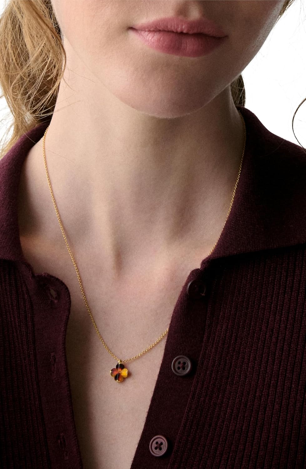 kate spade new york Spade Flower Mini Pendant