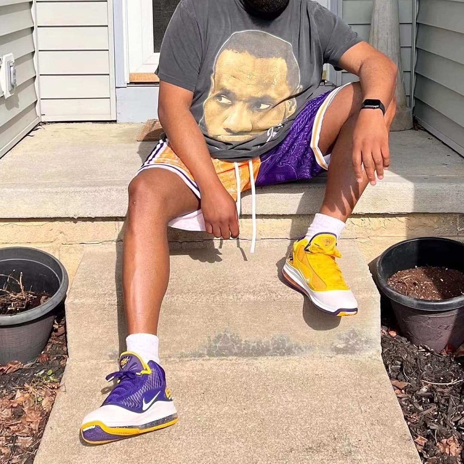 BOOMLEMON Men's Basketball Shorts Workout Athletic Paisley Shorts Mesh Print Running Short Pants - Image 2